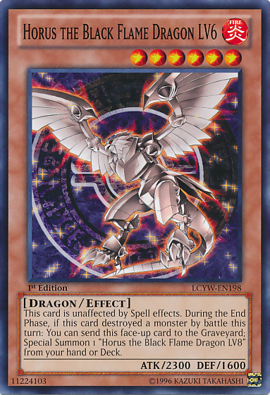 Horus the Black Flame Dragon LV6 [LCYW-EN198] Common Yu-Gi-Oh!