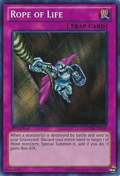 Rope of Life [LCYW-EN147] Secret Rare Yu-Gi-Oh!