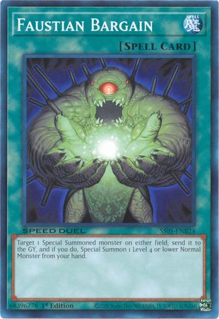 Faustian Bargain [SS05-ENB24] Common Yu-Gi-Oh!