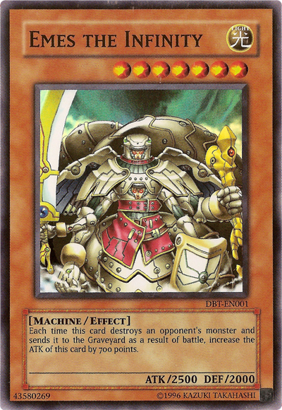 Emes the Infinity [DBT-EN001] Super Rare Yu-Gi-Oh!