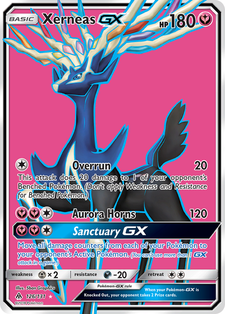 Xerneas GX (126/131) [Sun & Moon: Forbidden Light] Pokémon