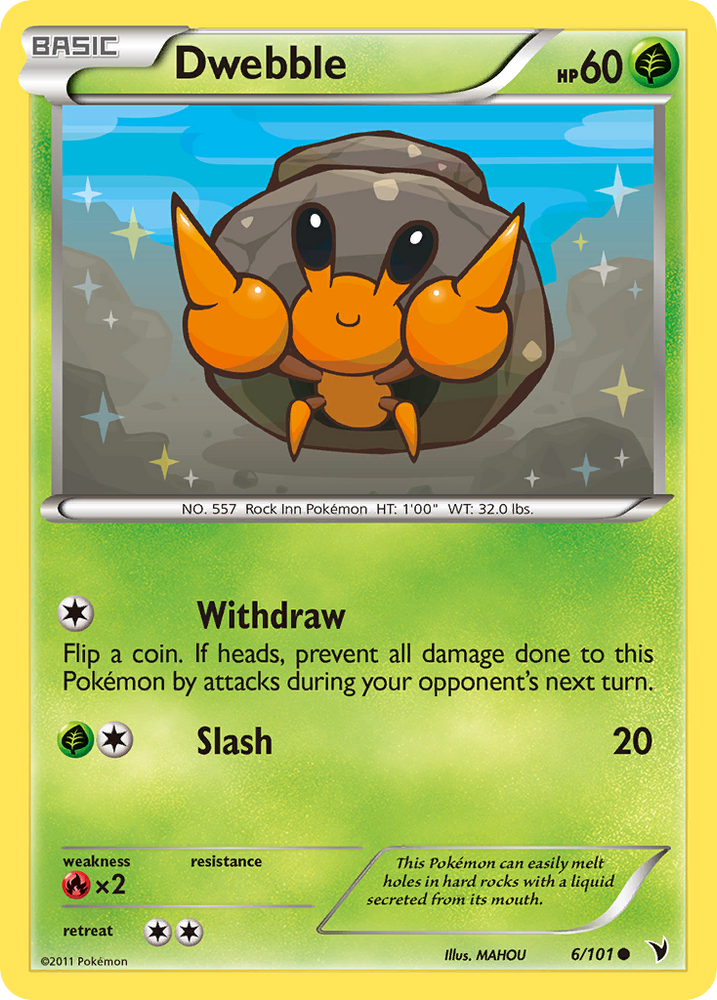 Dwebble (6/101) [Black & White: Noble Victories] Pokémon
