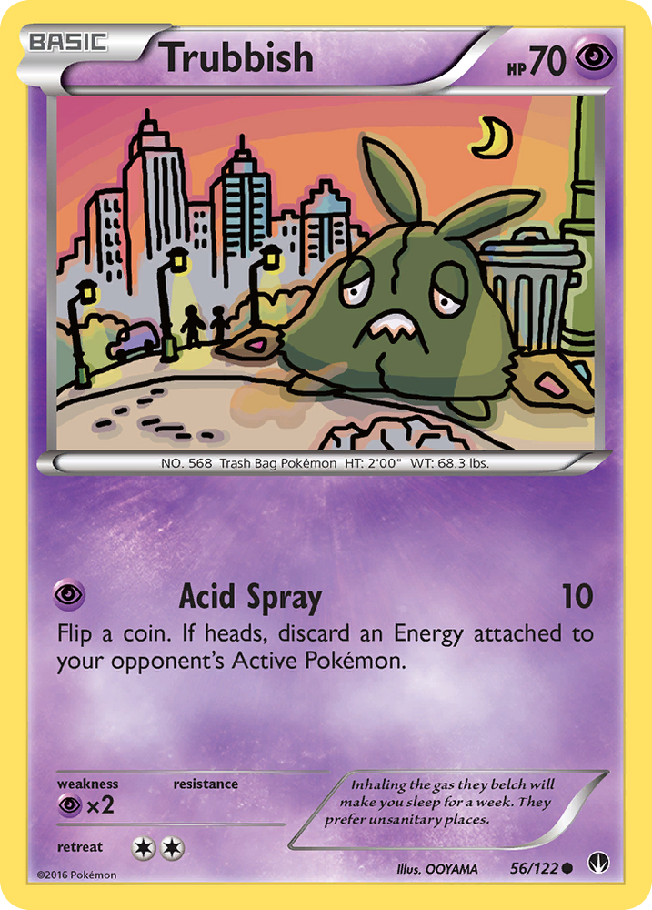 Trubbish (56/122) [XY: BREAKpoint] Pokémon