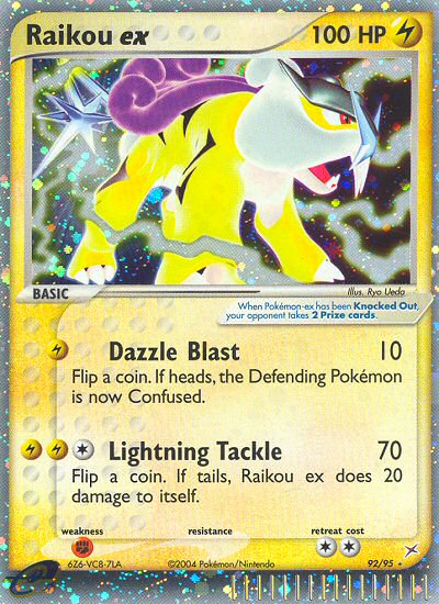 Raikou ex (92/95) [EX: Team Magma vs Team Aqua] Pokémon