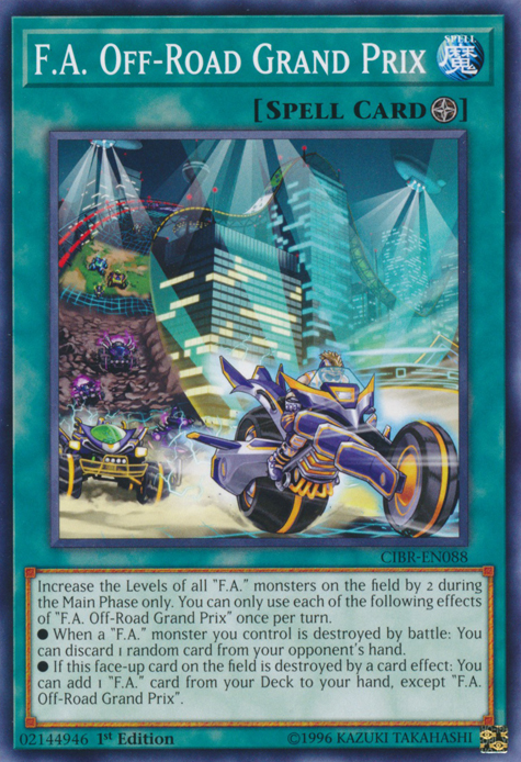 F.A. Off-Road Grand Prix [CIBR-EN088] Common Yu-Gi-Oh!
