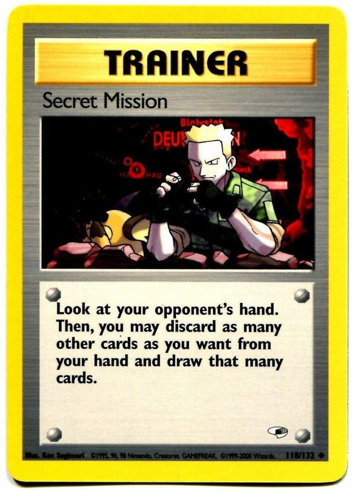 Secret Mission (118/132) [Gym Heroes Unlimited] Pokémon