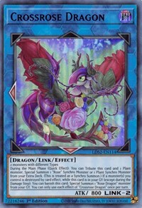 Crossrose Dragon (Blue) [LDS2-EN114] Ultra Rare Yu-Gi-Oh!