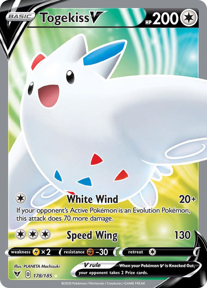 Togekiss V (178/185) [Sword & Shield: Vivid Voltage] Pokémon