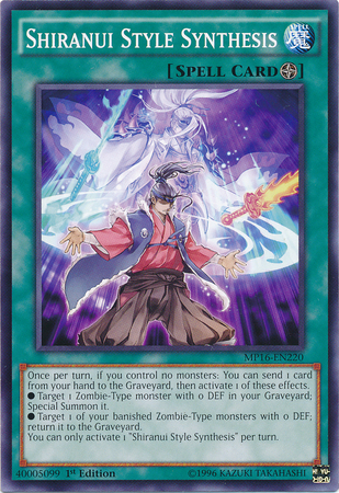 Shiranui Style Synthesis [MP16-EN220] Common Yu-Gi-Oh!