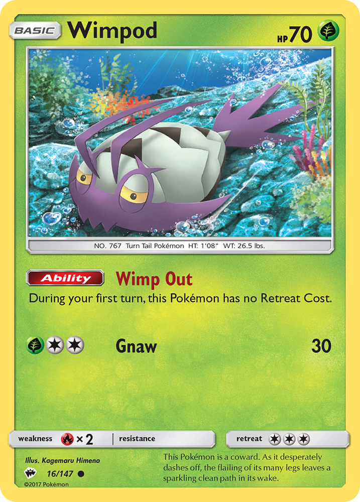 Wimpod (16/147) [Sun & Moon: Burning Shadows] Pokémon