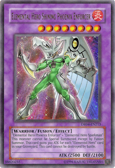 Elemental HERO Shining Phoenix Enforcer [DR04-EN213] Ultra Rare Yu-Gi-Oh!