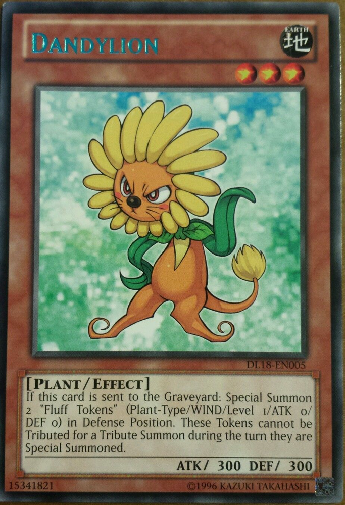 Dandylion (Green) [DL18-EN005] Rare Yu-Gi-Oh!