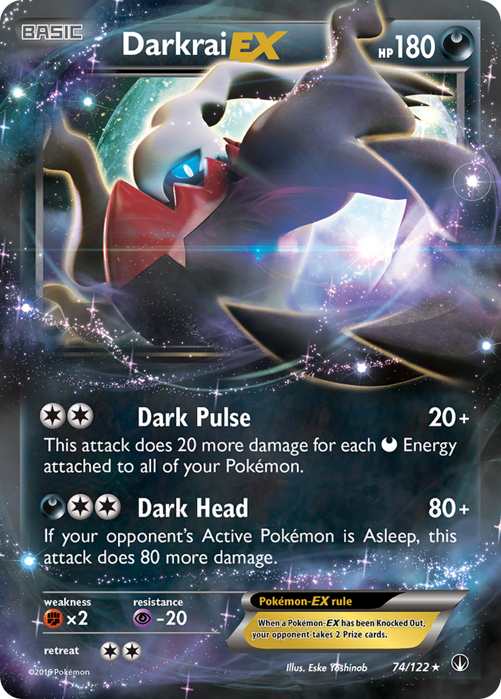 Darkrai EX (74/122) [XY: BREAKpoint] Pokémon