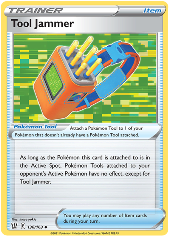 Tool Jammer (136/163) [Sword & Shield: Battle Styles] Pokémon