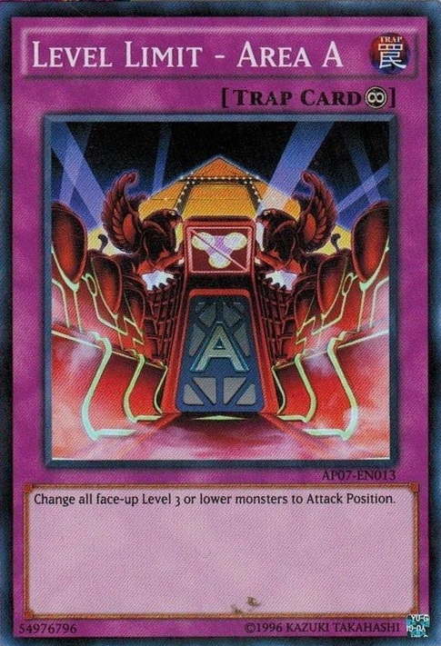 Level Limit - Area A [AP07-EN013] Super Rare Yu-Gi-Oh!