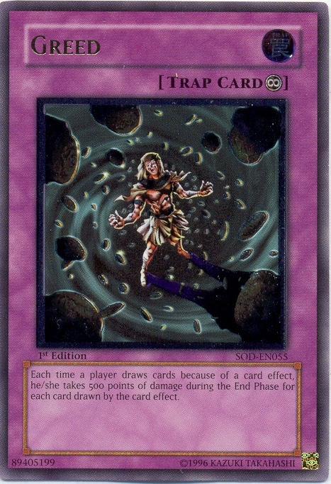 Greed [SOD-EN055] Ultimate Rare Yu-Gi-Oh!