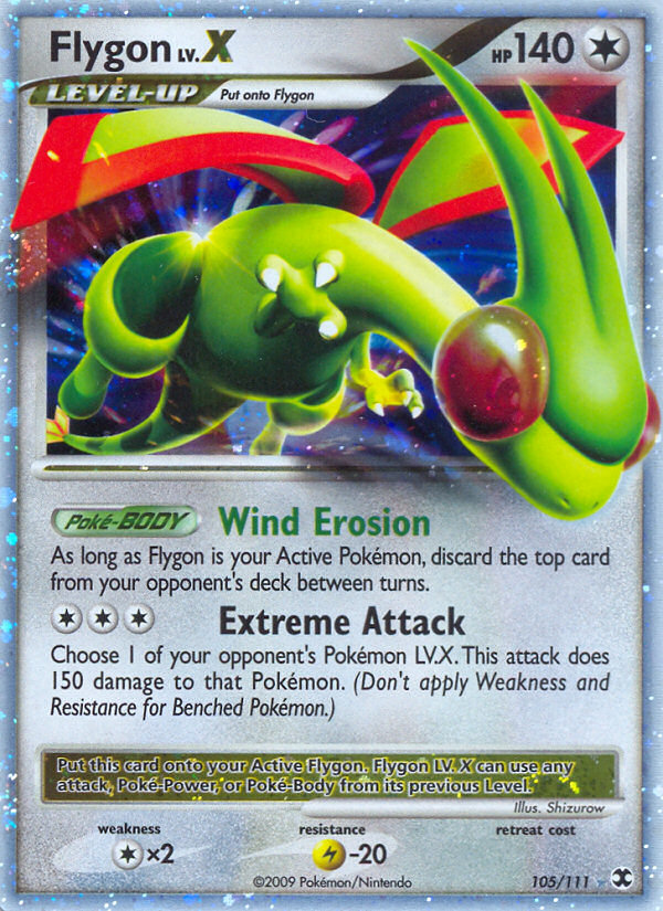 Flygon LV.X (105/111) [Platinum: Rising Rivals] Pokémon