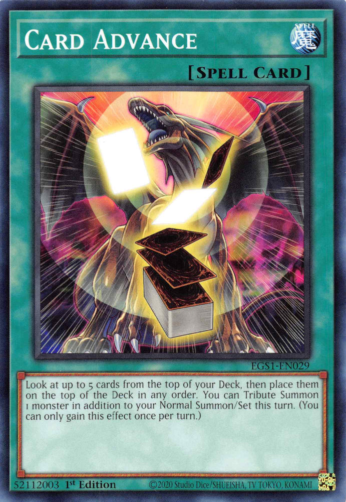 Card Advance [EGS1-EN029] Common Yu-Gi-Oh!