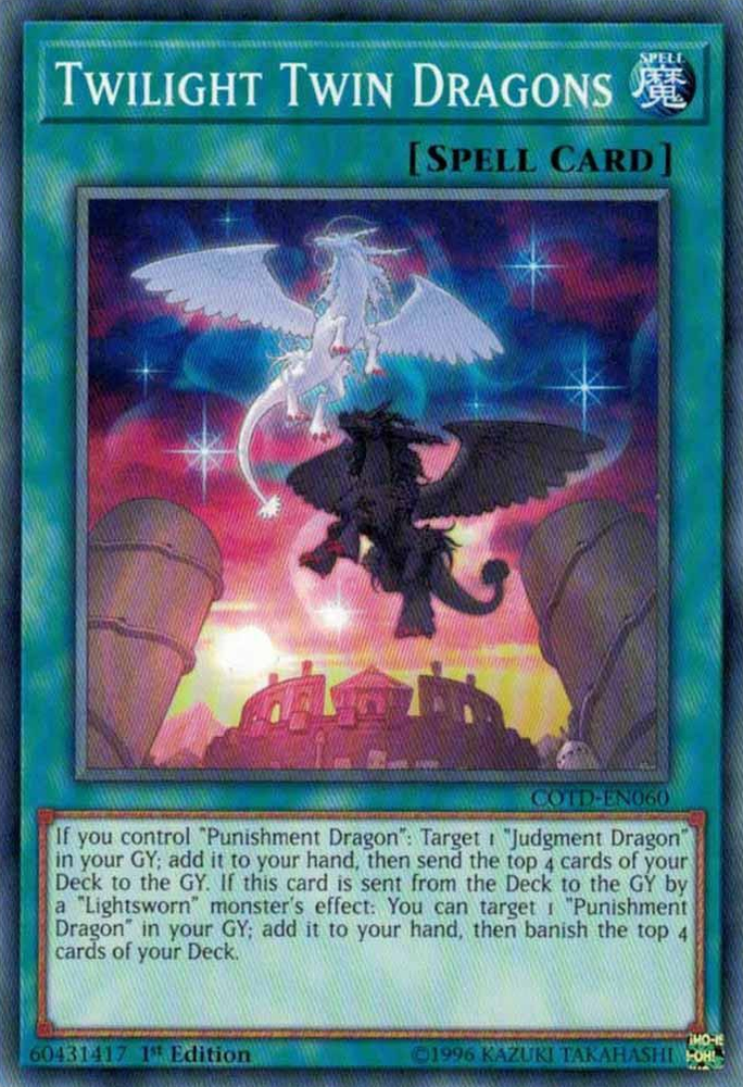 Twilight Twin Dragons [COTD-EN060] Common Yu-Gi-Oh!