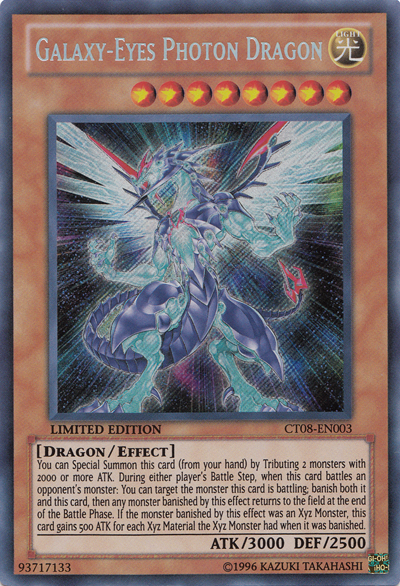 Galaxy-Eyes Photon Dragon [CT08-EN003] Secret Rare Yu-Gi-Oh!