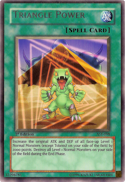 Triangle Power [AST-098] Rare Yu-Gi-Oh!