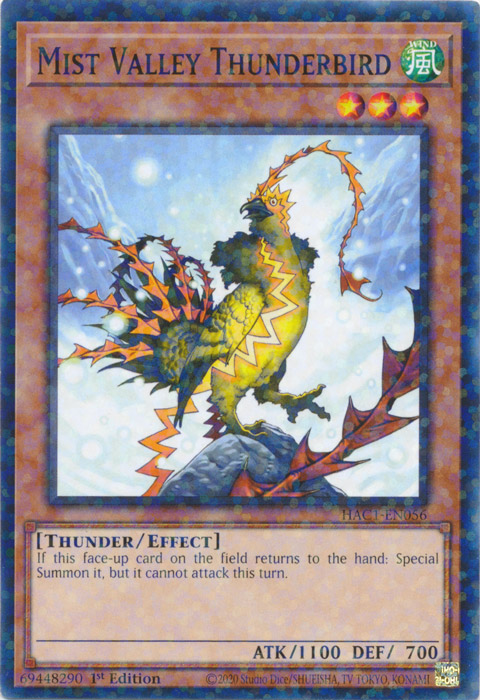 Mist Valley Thunderbird (Duel Terminal) [HAC1-EN056] Common Yu-Gi-Oh!