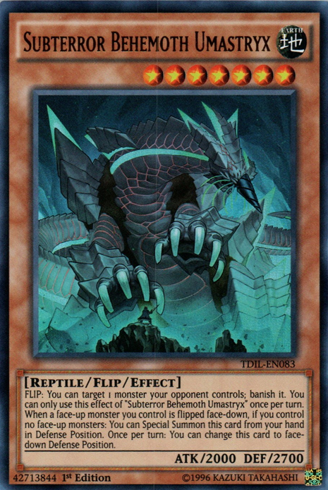 Subterror Behemoth Umastryx [TDIL-EN083] Ultra Rare Yu-Gi-Oh!