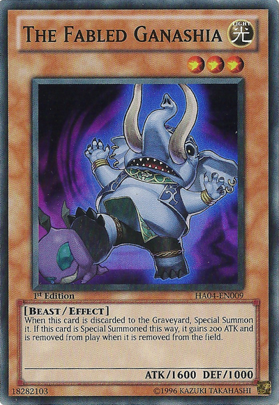 The Fabled Ganashia [HA04-EN009] Super Rare Yu-Gi-Oh!