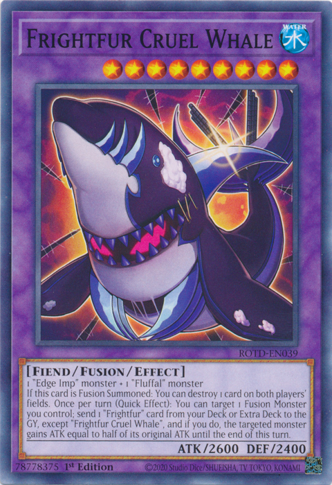 Frightfur Cruel Whale [ROTD-EN039] Common Yu-Gi-Oh!
