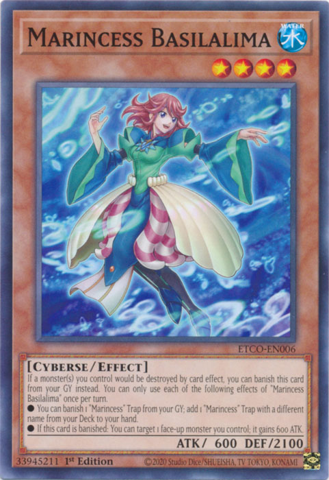 Marincess Basilalima [ETCO-EN006] Common Yu-Gi-Oh!