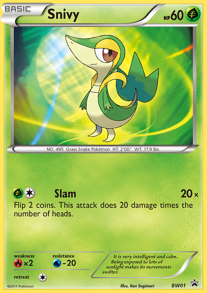 Snivy (BW01) [Black & White: Black Star Promos] Pokémon