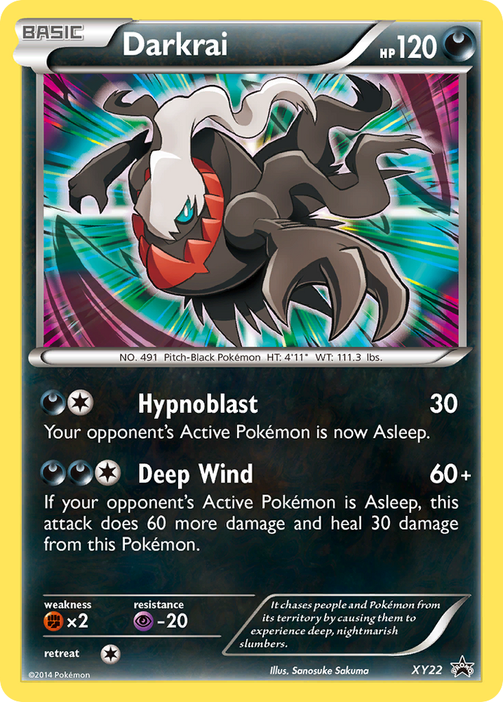 Darkrai (XY22) [XY: Black Star Promos] Pokémon