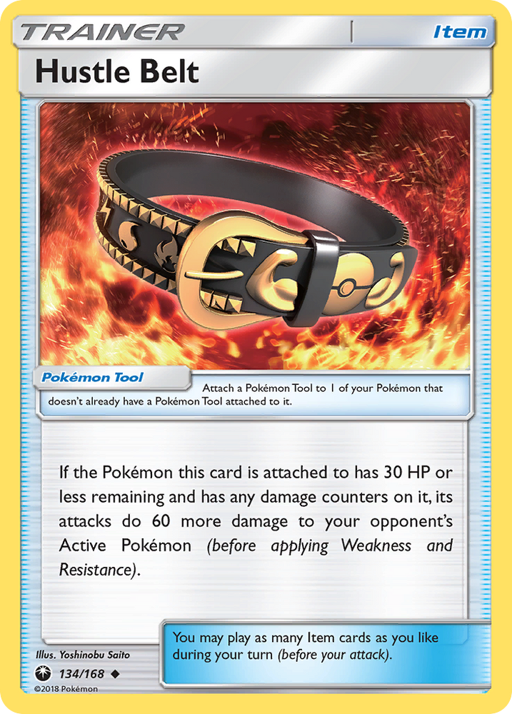 Hustle Belt (134/168) [Sun & Moon: Celestial Storm] Pokémon