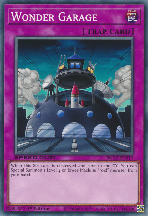 Wonder Garage [SGX2-ENB19] Common Yu-Gi-Oh!