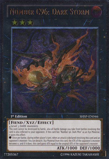 Number C96: Dark Storm (UTR) [SHSP-EN046] Ultimate Rare Yu-Gi-Oh!