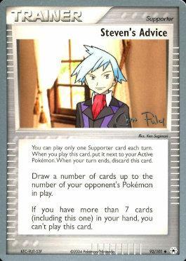 Steven's Advice (92/101) (Blaziken Tech - Chris Fulop) [World Championships 2004] Pokémon