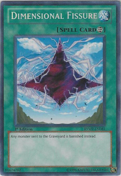 Dimensional Fissure [RYMP-EN081] Secret Rare Yu-Gi-Oh!