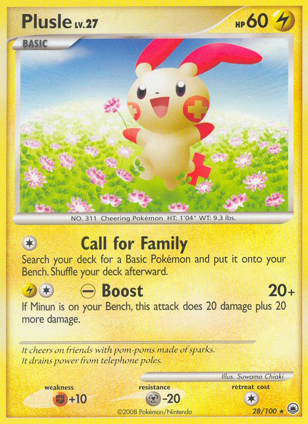 Plusle (28/100) [Diamond & Pearl: Majestic Dawn] Pokémon