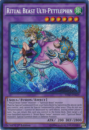 Ritual Beast Ulti-Pettlephin [THSF-EN029] Secret Rare Yu-Gi-Oh!