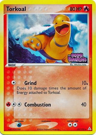 Torkoal (33/110) (Stamped) [EX: Holon Phantoms] Pokémon
