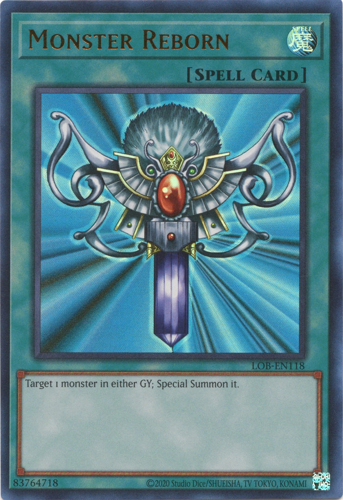 Monster Reborn (25th Anniversary) [LOB-EN118] Ultra Rare Yu-Gi-Oh!