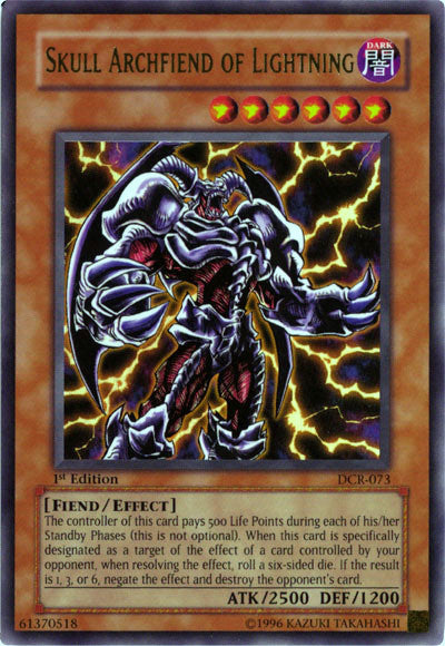 Skull Archfiend of Lightning [DCR-073] Ultra Rare Yu-Gi-Oh!