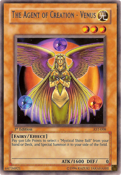 The Agent of Creation - Venus [AST-008] Rare Yu-Gi-Oh!