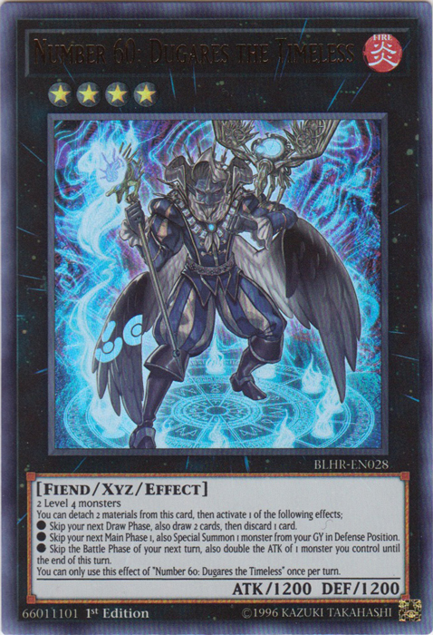Number 60: Dugares the Timeless [BLHR-EN028] Ultra Rare Yu-Gi-Oh!