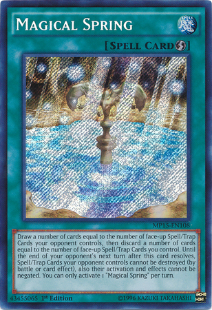 Magical Spring [MP15-EN108] Secret Rare Yu-Gi-Oh!
