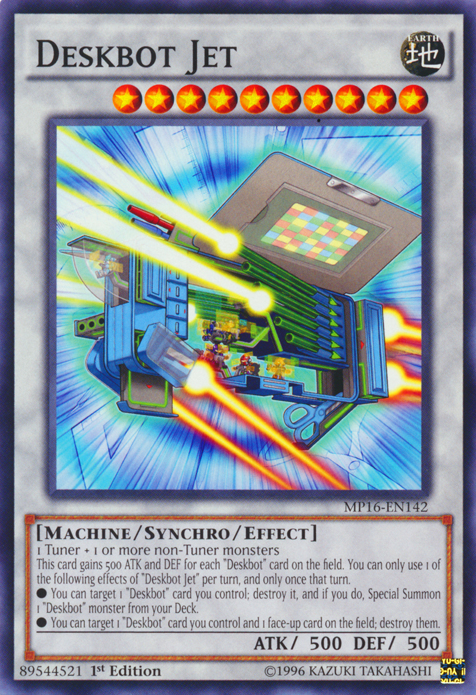 Deskbot Jet [MP16-EN142] Common Yu-Gi-Oh!