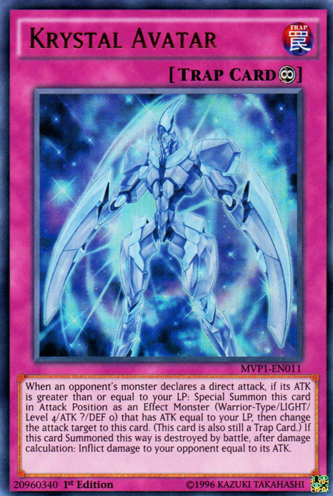 Krystal Avatar [MVP1-EN011] Ultra Rare Yu-Gi-Oh!