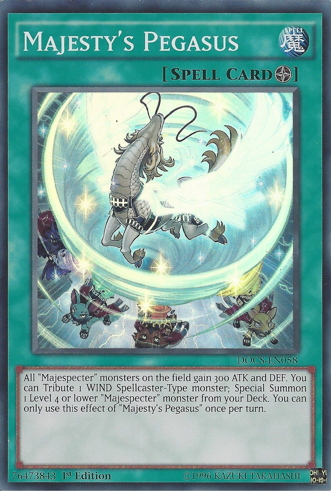 Majesty's Pegasus [DOCS-EN058] Super Rare Yu-Gi-Oh!