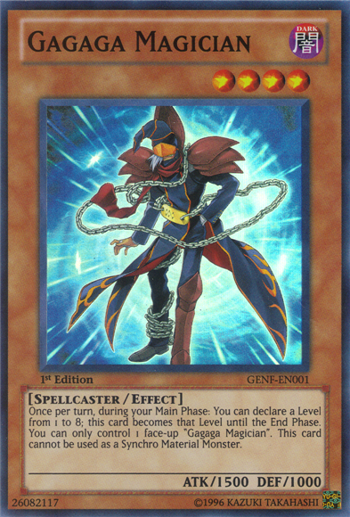 Gagaga Magician [GENF-EN001] Super Rare Yu-Gi-Oh!