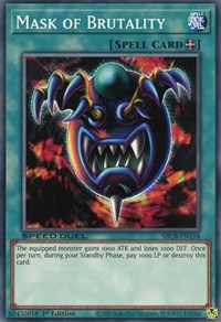 Mask of Brutality [SBCB-EN118] Common Yu-Gi-Oh!